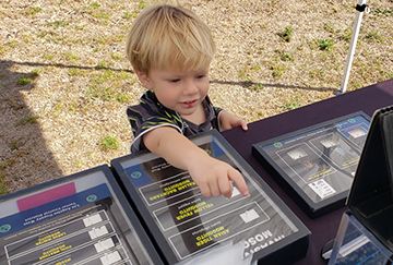 child at ecofest